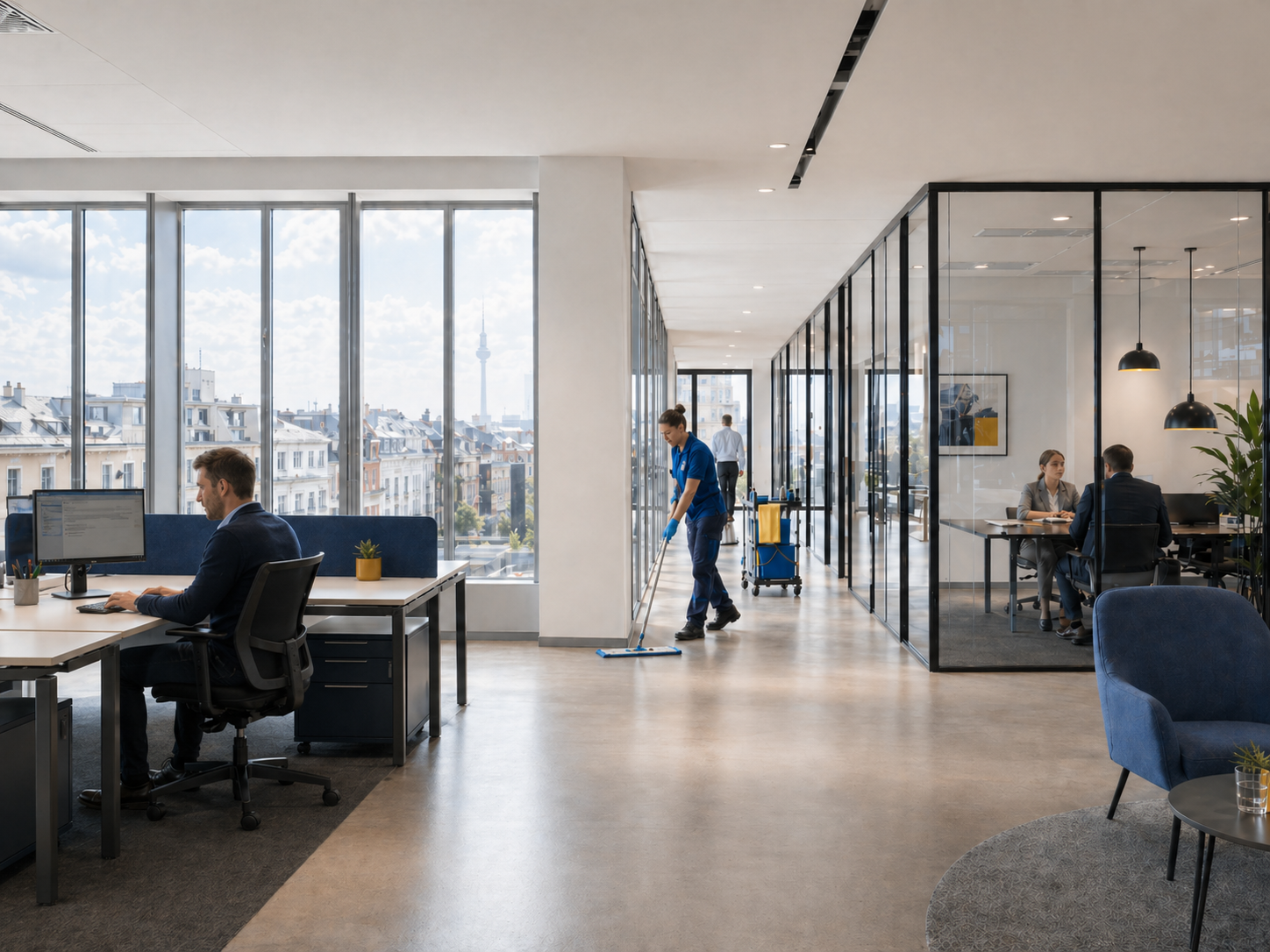 Gebäudereinigung für Hausverwaltungen & Gewerbeimmobilien in Berlin