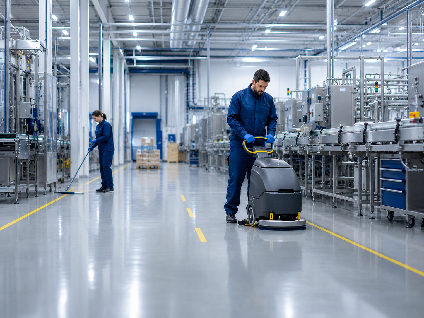 Industriereinigung für Produktions- und Fertigungsbetriebe in Berlin